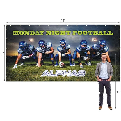 6' x 12' Polyester Mesh Banner