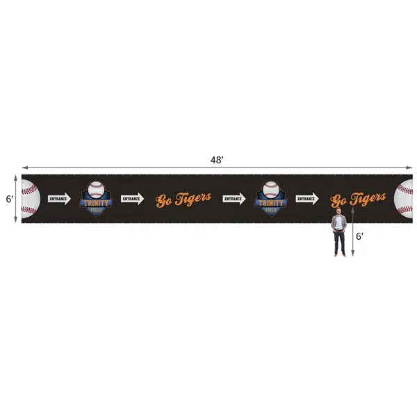 6' x 48' Polyester Mesh Banner