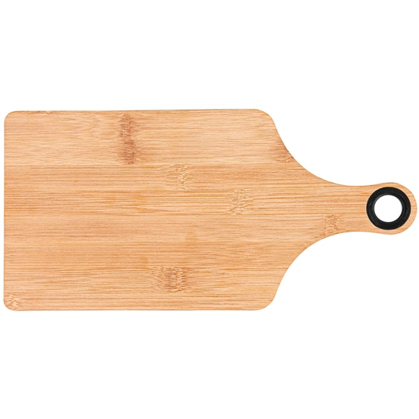 The Genoa 14-Inch Bamboo Cutting Board with Handle