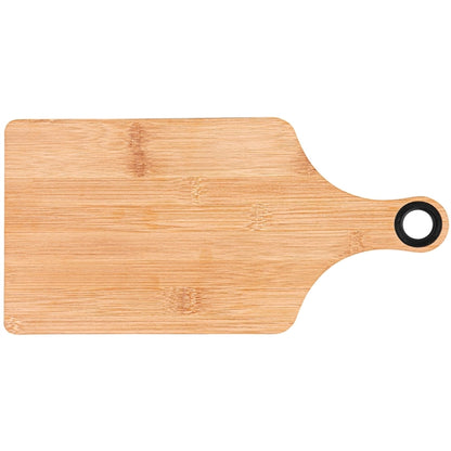 The Genoa 14-Inch Bamboo Cutting Board with Handle