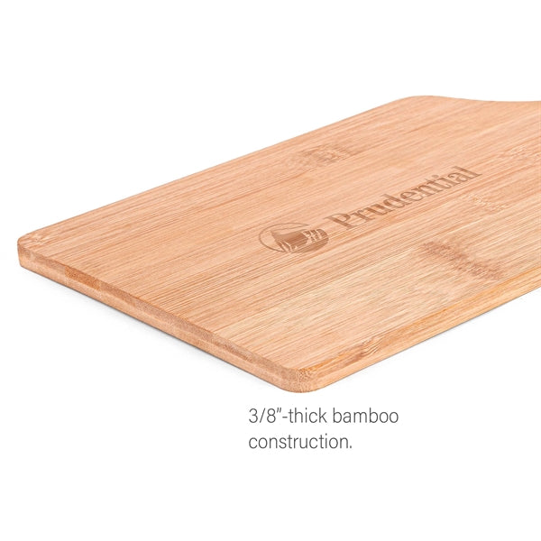 The Genoa 14-Inch Bamboo Cutting Board with Handle