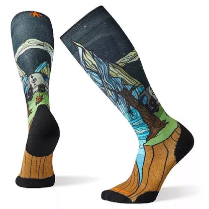 Mid calf crew 360 digital print socks w/ Full color logo