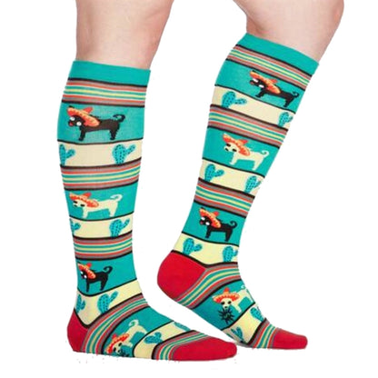 Over the calf 360 digital printed unisex socks w/custom logo