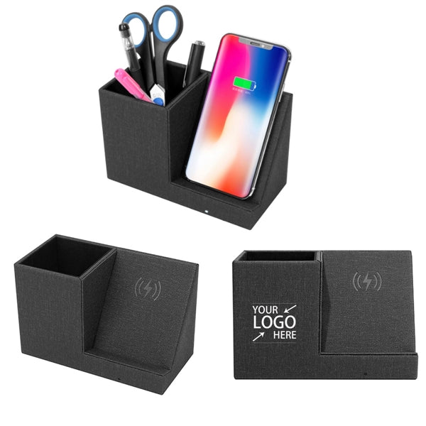 Desk Organizer Wireless Charger