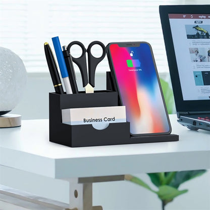 Desk Organizer Wireless Charger