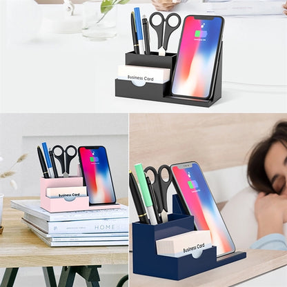 Desk Organizer Wireless Charger