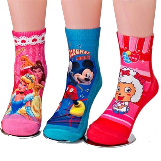 Youth below the calf 360 digital printed socks, custom logo