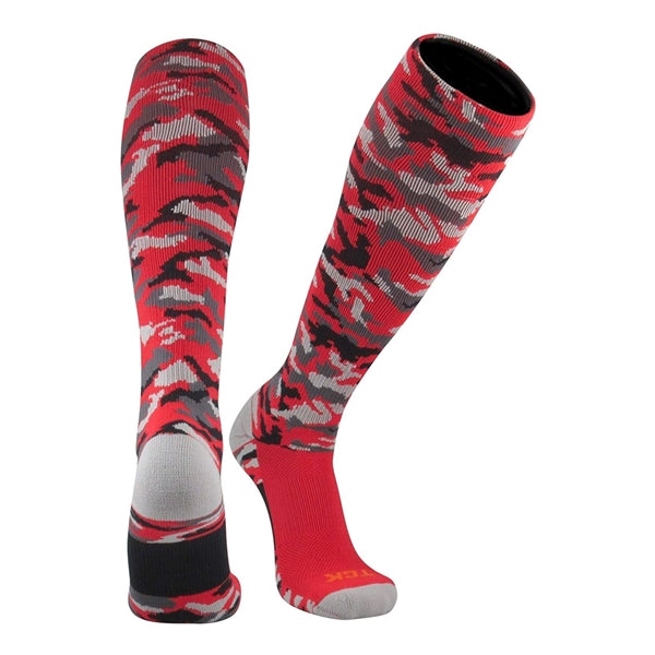Cushioned knee high knitted baseball socks, 144 needle