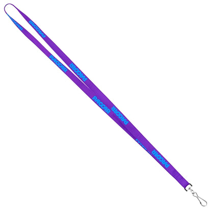 1/2" Screen Printed Lanyard
