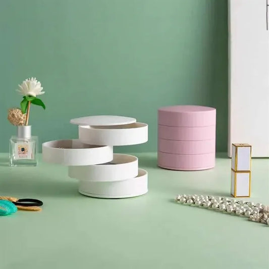 Rotatable Jewelry Organizer Box