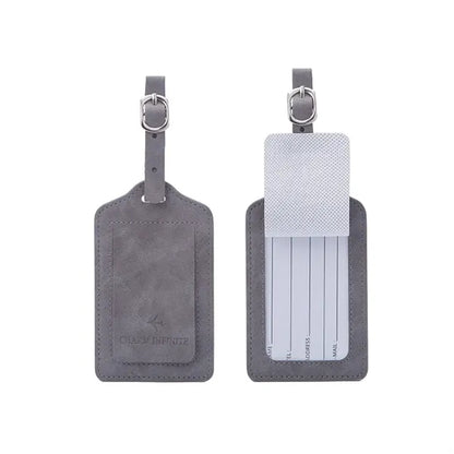 Faux Leather Luggage Tags