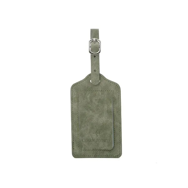 Faux Leather Luggage Tags