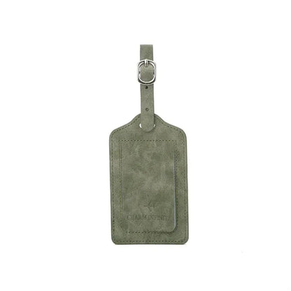 Faux Leather Luggage Tags