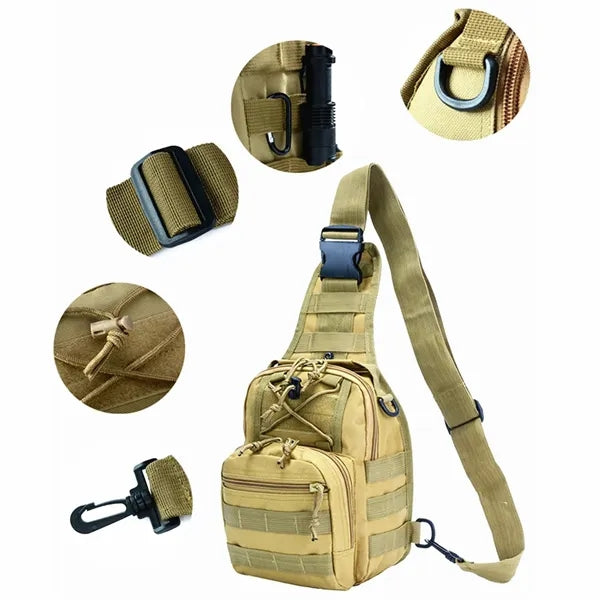 Tactical Sling Bag Molle Chest Pack