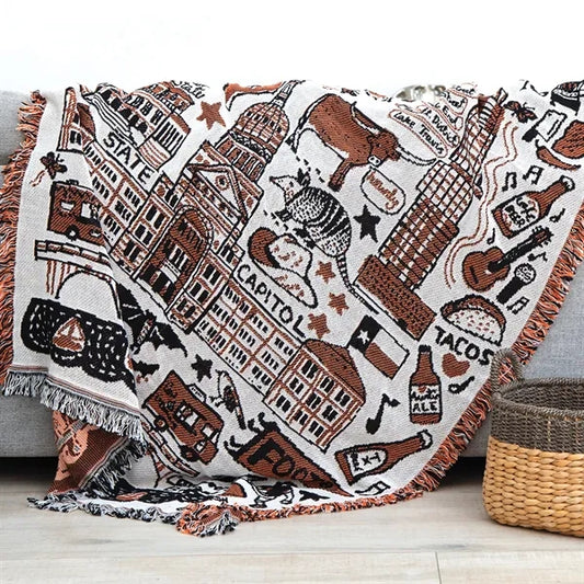 HD Custom Woven Tapestry Throw - Full Size