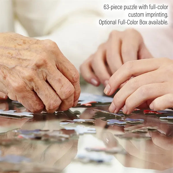 63-Piece Custom Full-Color Jigsaw Puzzle