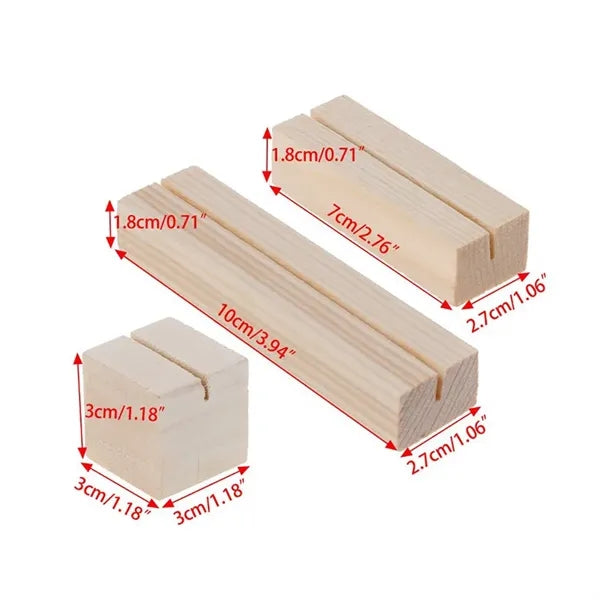 Wood Card Holder