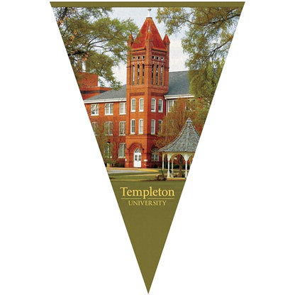 24" x 36" Vertical Triangle Shaped Felt Banner