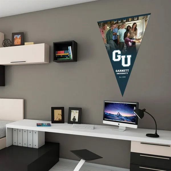 24" x 36" Vertical Triangle Shaped Felt Banner