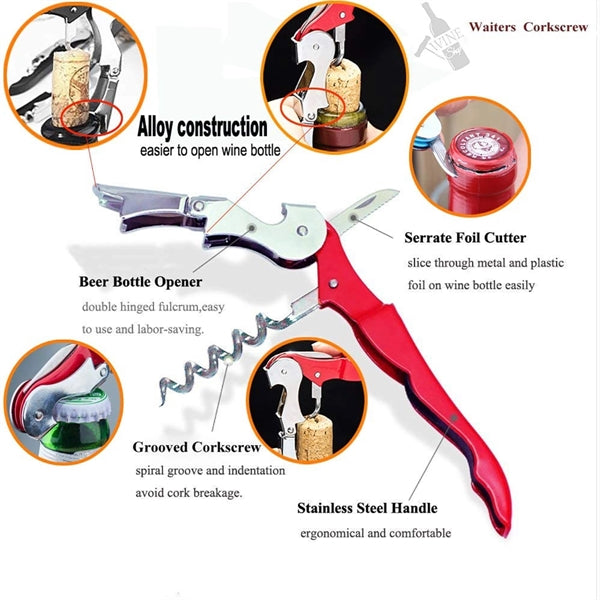 Multifunctional corkscrew