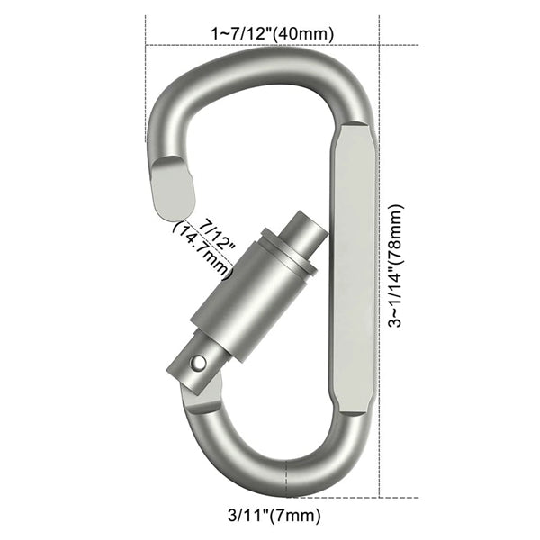 D-Ring Locking Carabiner
