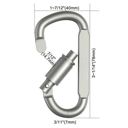 D-Ring Locking Carabiner