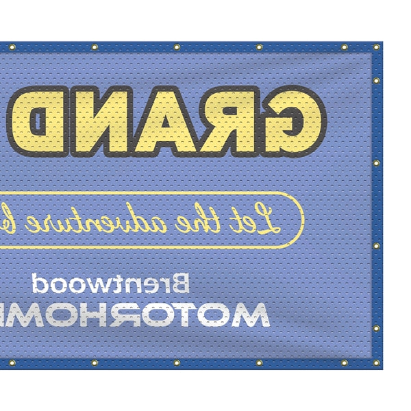 4' x 12' Polyester Mesh Banner