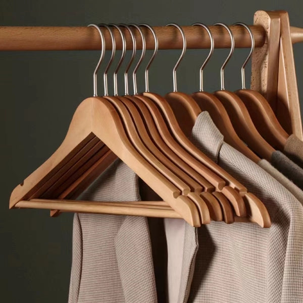 Heavy Duty Wooden Suit Hangers
