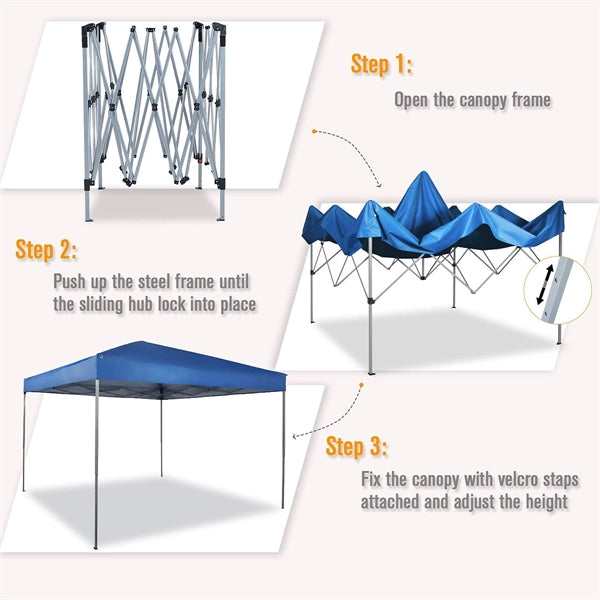 10x10ft Portable Pop Up Canopy Event Tent