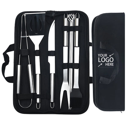9Pcs Heavy Duty BBQ Grill Tool Set