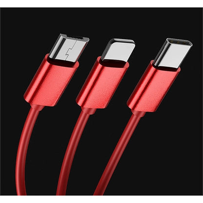 Multi Retractable 3-in-1 USB Charging Cable