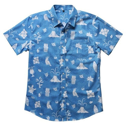 Youth 135G 4-Way Stretch UV Resistant Hawaiian Shirts