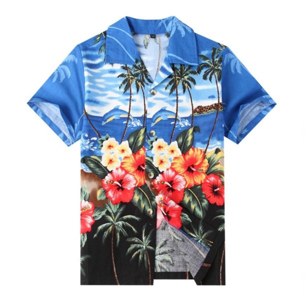 Youth 135G 4-Way Stretch UV Resistant Hawaiian Shirts