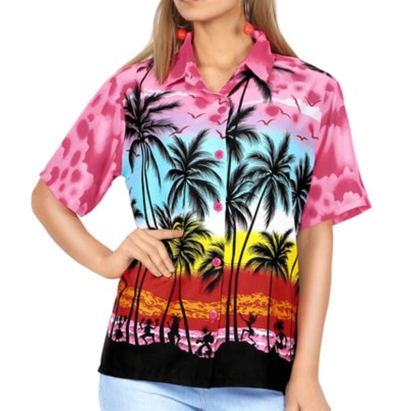 Women's 135 GSM 4-Way Stretch UV Resistant Hawaiian Shirt
