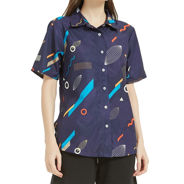 Women's 135 GSM 4-Way Stretch UV Resistant Hawaiian Shirt