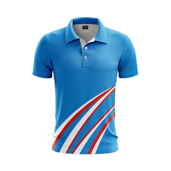 Unisex 180 GSM Poly Interlock Sublimation Short Sleeve Polo