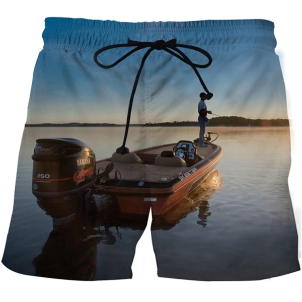 135G 4-Way Stretch Unisex UV resistant Fishing Shorts