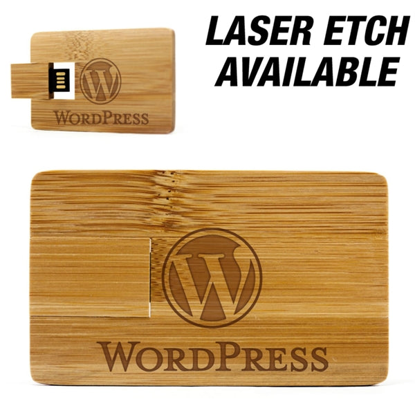 Wooden Card USB Drive