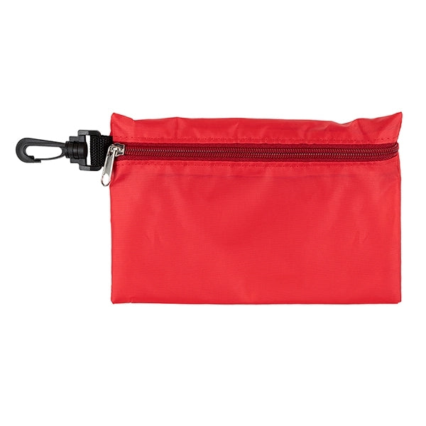 Ariel 12 Piece First Aid Safety Kit in Zipper Pouch with