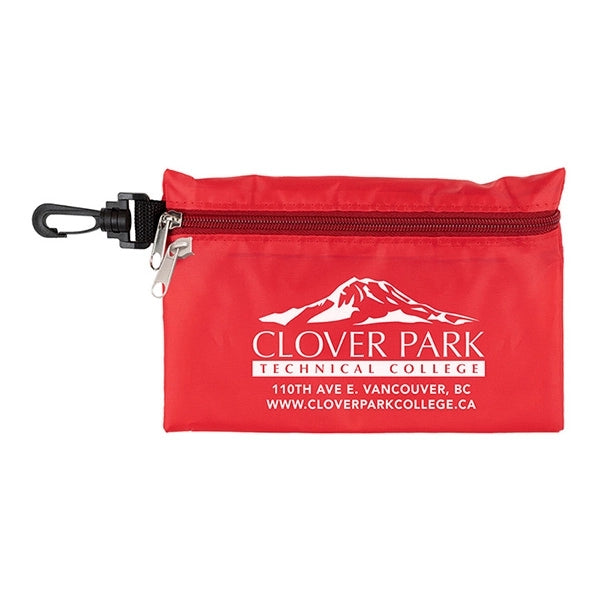 Hydra Protective Face & Gloves First Aid Kit in Zipper Pouch