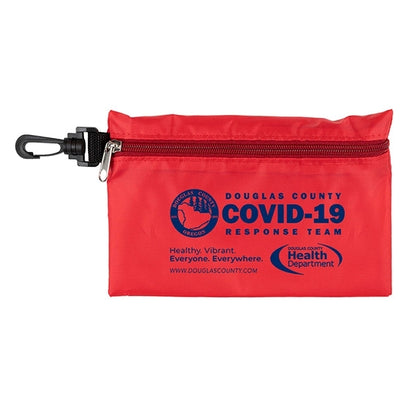 Hydra Protective Face & Gloves First Aid Kit in Zipper Pouch
