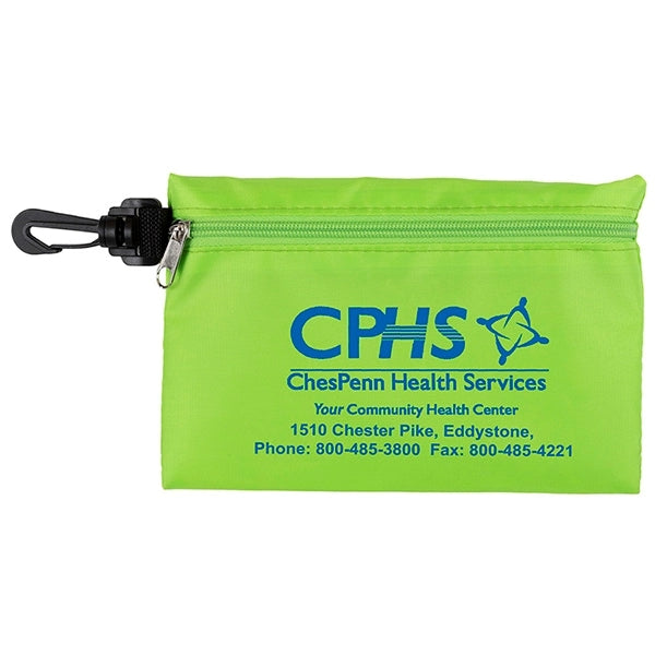 Hydra Protective Face & Gloves First Aid Kit in Zipper Pouch