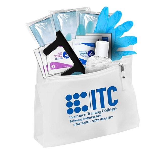 Ilene 14 Piece First Aid Carry ALL Kit inserted into Zipper