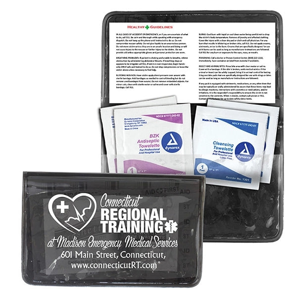 Crescent First Aid Antiseptic & Disinfectant Wipes Pack