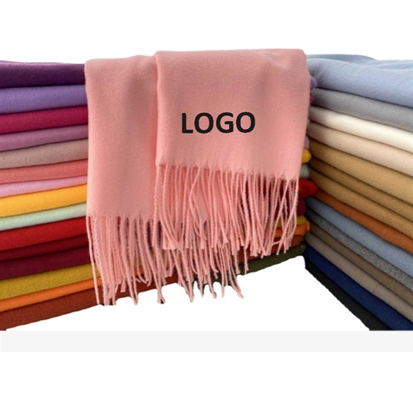 Solid Color Thermal Scarf