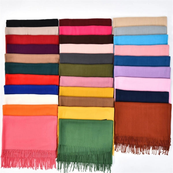 Solid Color Thermal Scarf