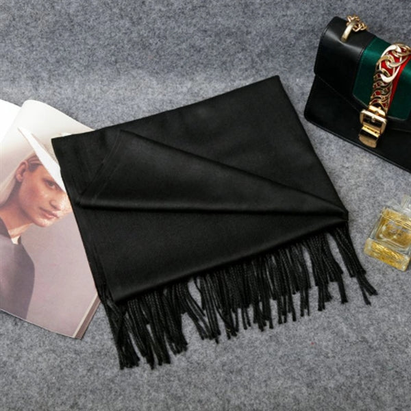 Solid Color Thermal Scarf