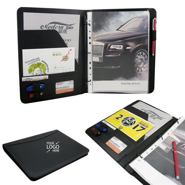 Leather Business Binder