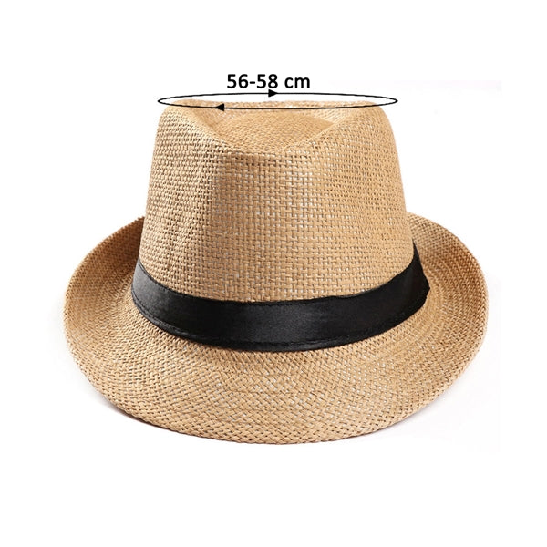 Folding Beach Straw Cap