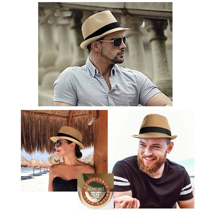 Folding Beach Straw Cap
